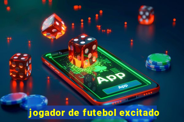 jogador de futebol excitado