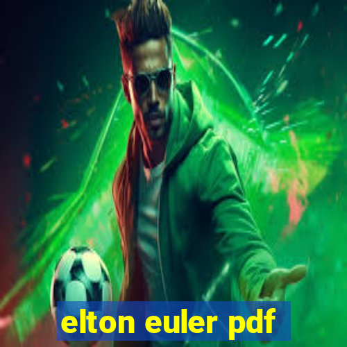 elton euler pdf