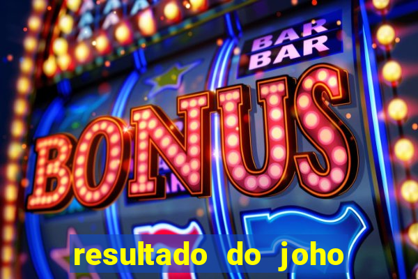 resultado do joho do bicho