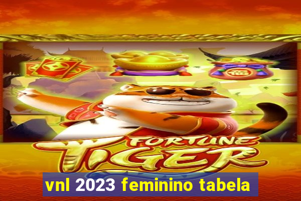 vnl 2023 feminino tabela