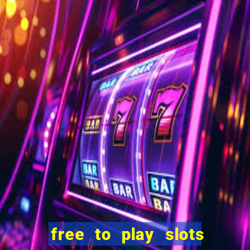 free to play slots no download