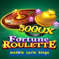 modèle carte bingo quarantaine gratuit