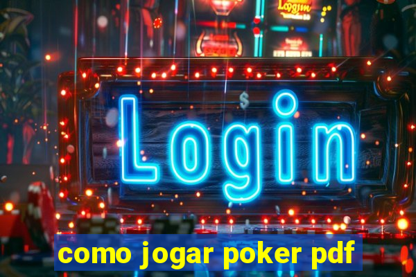 como jogar poker pdf