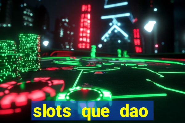 slots que dao bonus no cadastro sem deposito