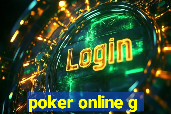 poker online g