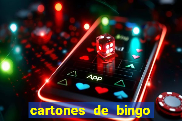 cartones de bingo para imprimir