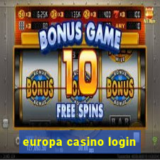 europa casino login