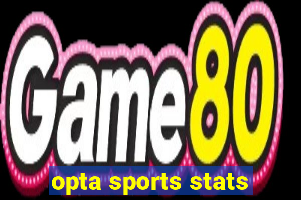 opta sports stats