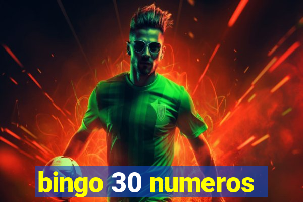 bingo 30 numeros