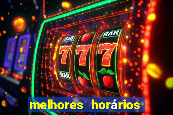 melhores horários para jogar fortune tiger