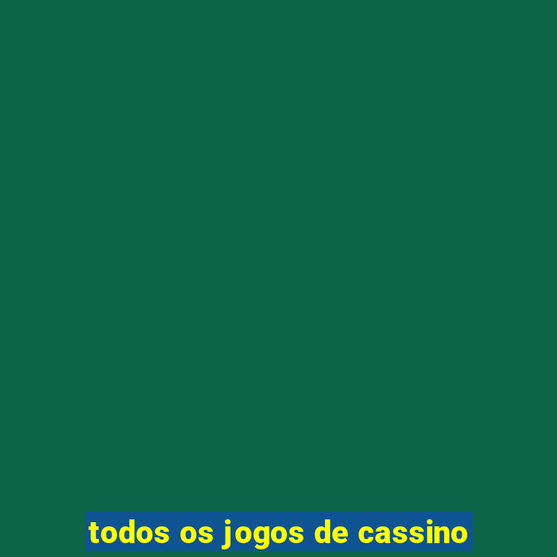 todos os jogos de cassino