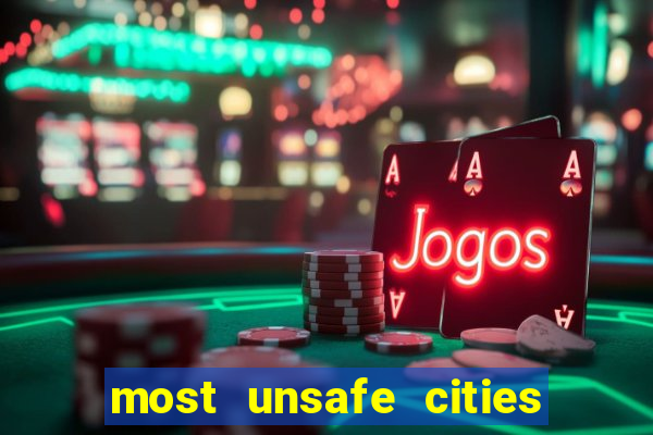 most unsafe cities in us