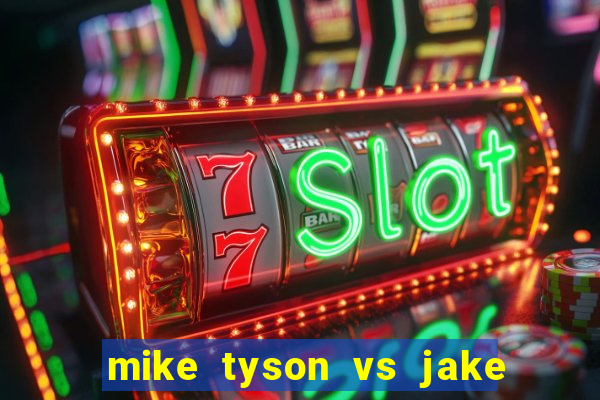 mike tyson vs jake paul bet365