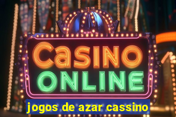 jogos de azar cassino