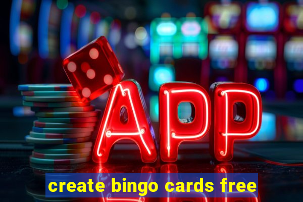 create bingo cards free