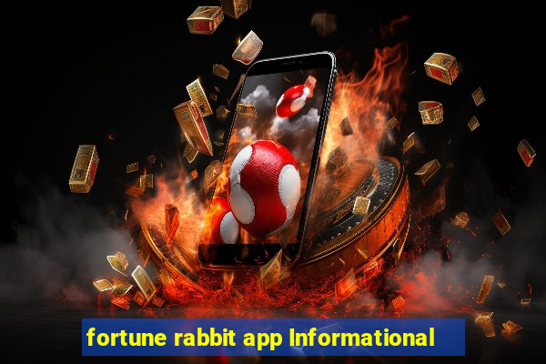 fortune rabbit app Informational