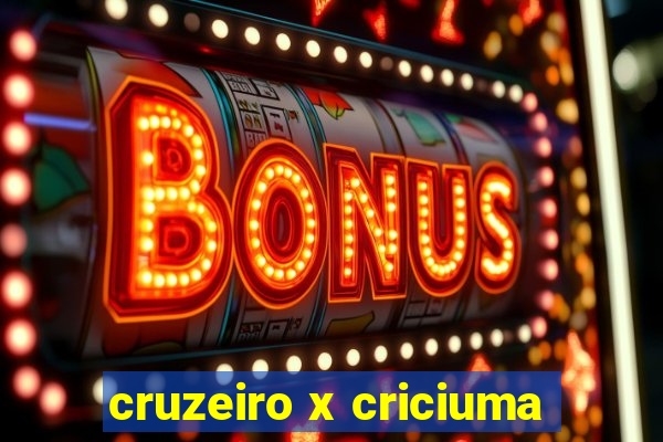 cruzeiro x criciuma