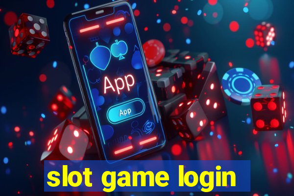 slot game login