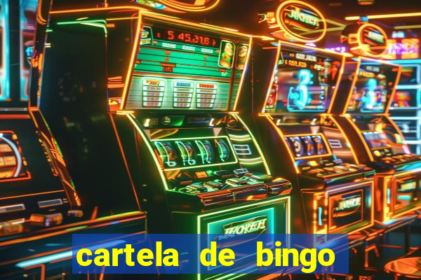 cartela de bingo para imprimir gratis