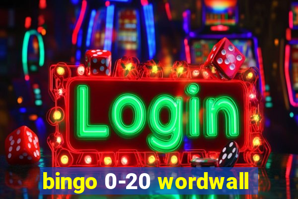 bingo 0-20 wordwall