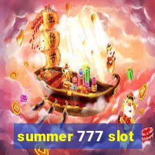 summer 777 slot