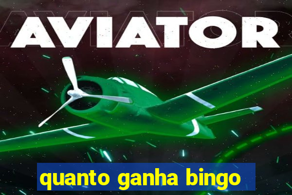 quanto ganha bingo