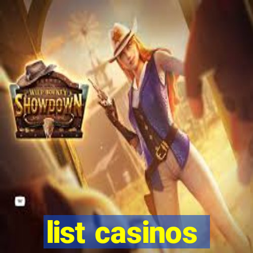 list casinos