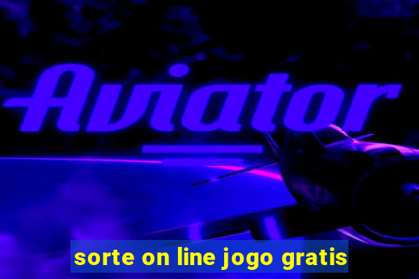 sorte on line jogo gratis