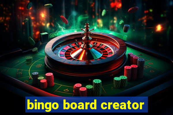 bingo board creator