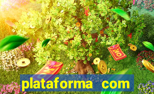 plataforma com chuva de dinheiro