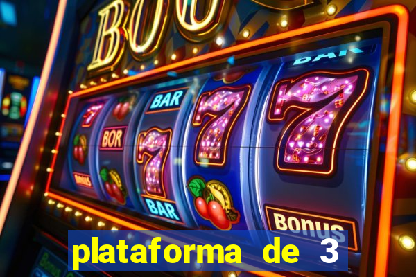 plataforma de 3 reais jogo