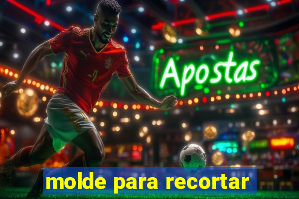 molde para recortar