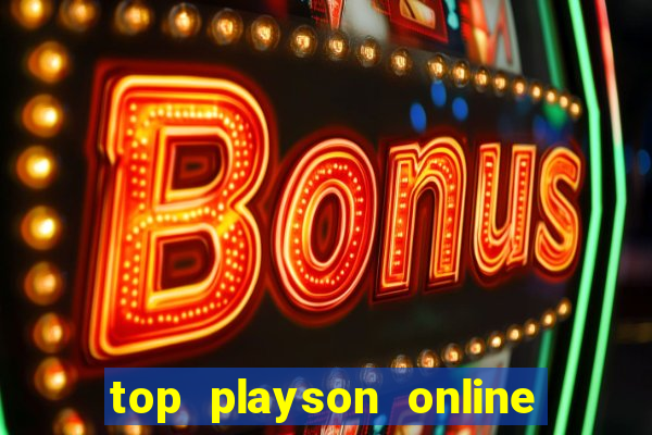 top playson online slot sites