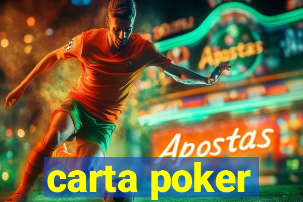 carta poker