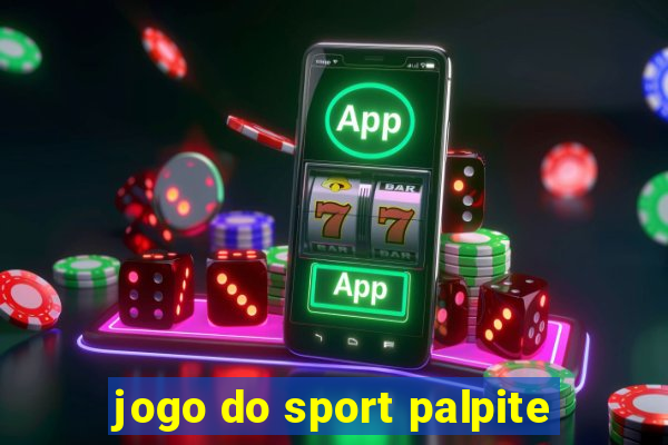 jogo do sport palpite