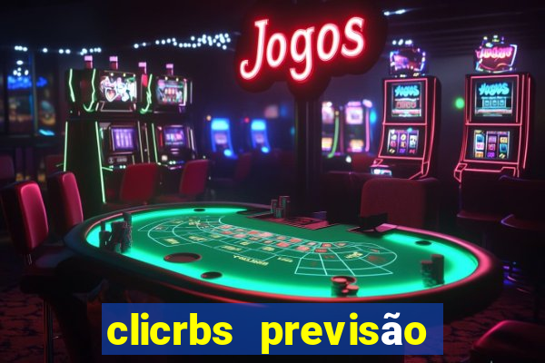 clicrbs previsão do tempo