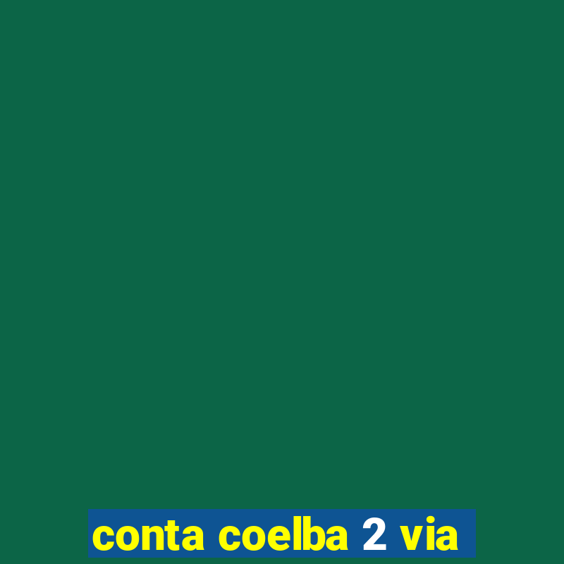 conta coelba 2 via