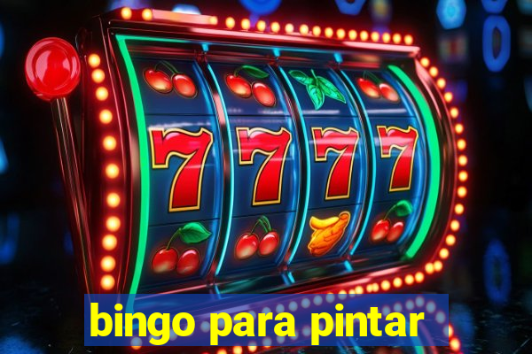 bingo para pintar