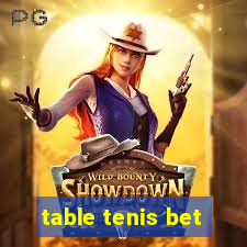 table tenis bet