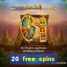 20 free spins casino room