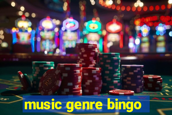 music genre bingo