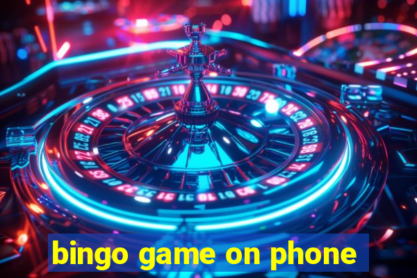 bingo game on phone