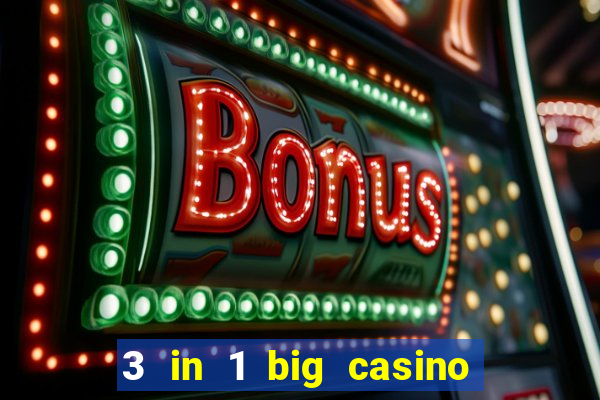 3 in 1 big casino game set