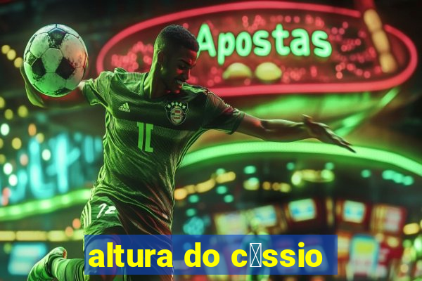 altura do c谩ssio