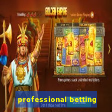 professional betting