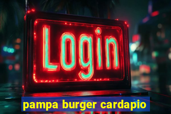 pampa burger cardapio