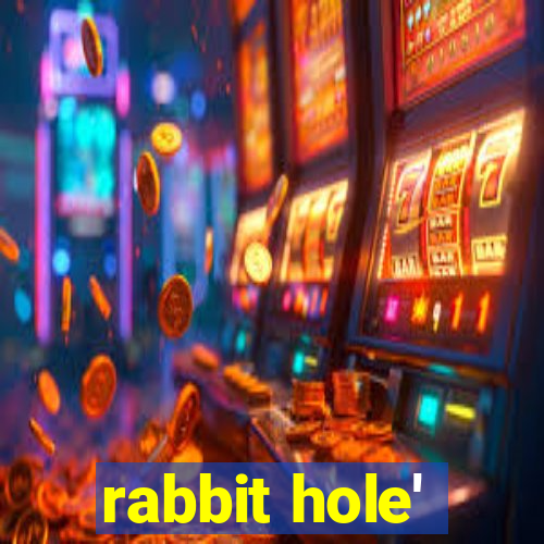 rabbit hole'