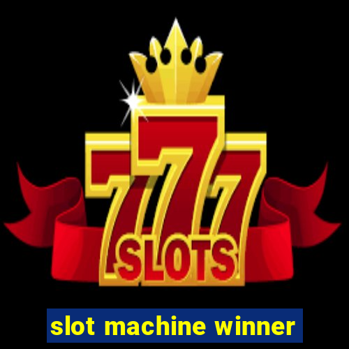 slot machine winner