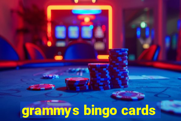 grammys bingo cards