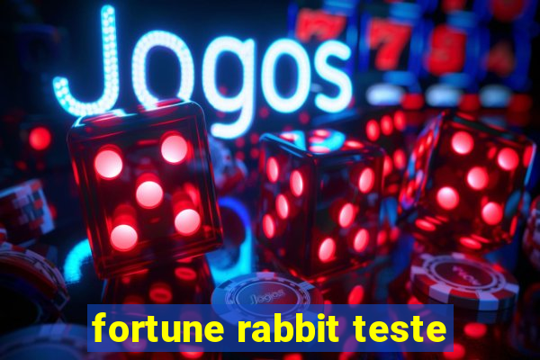 fortune rabbit teste